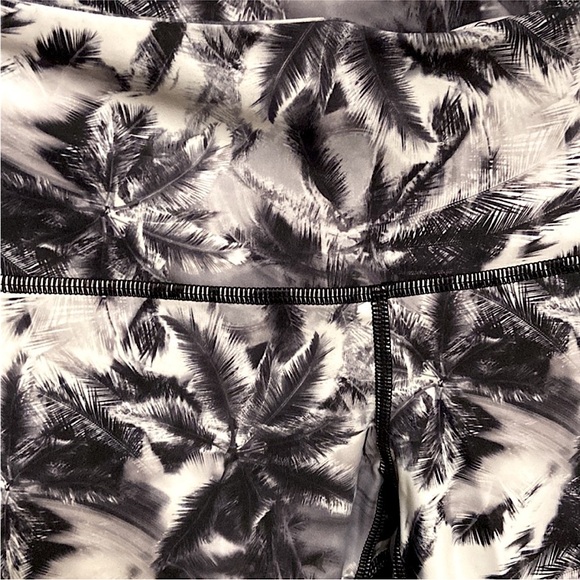 Noli Palm Tree leggings black and white yoga pants size XS - Picture 5 of 8
